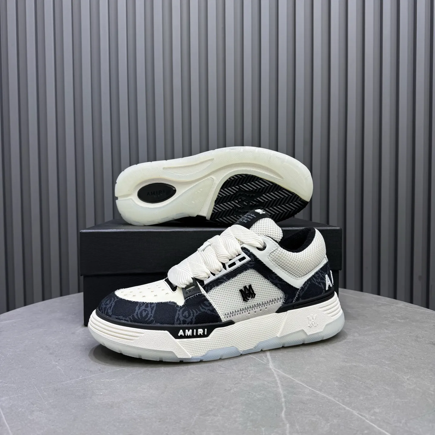 Men's shoes 💰660💰 AMIRI AMIRI trendy brand hot sale 🔥 Available all year round, couples 💑 Official website synchronization Imported fabrics 1⃣️ vs 1⃣️ replica, original factory special original sole, 35-45 (45. non-refundable)
